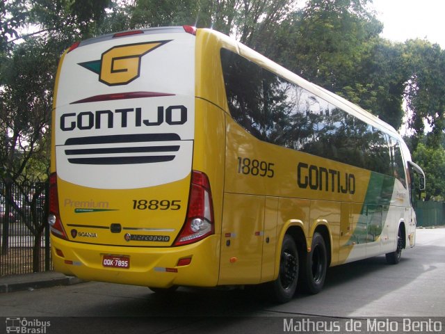 Empresa Gontijo de Transportes 18895 na cidade de São Paulo, São Paulo, Brasil, por Matheus de Melo Bento. ID da foto: 2055694.