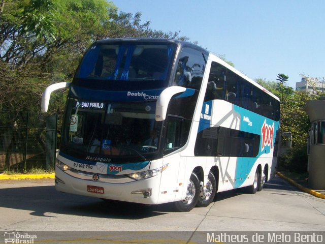 Auto Viação 1001 RJ 108.200 na cidade de São Paulo, São Paulo, Brasil, por Matheus de Melo Bento. Número da foto: #2055993.
