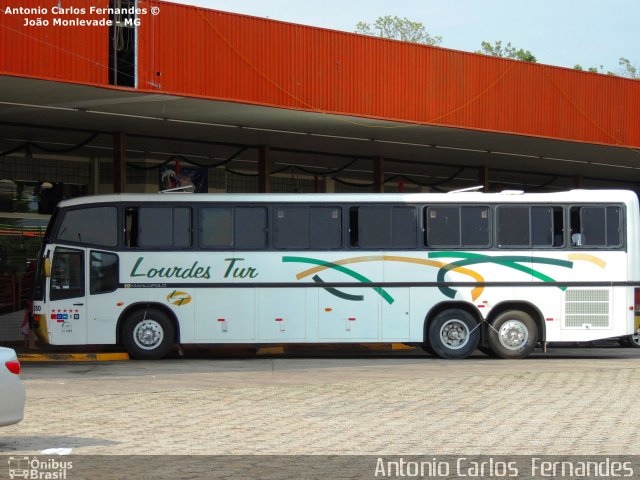 Lourdes Tur 350 na cidade de João Monlevade, Minas Gerais, Brasil, por Antonio Carlos Fernandes. Número da foto: #2056077.