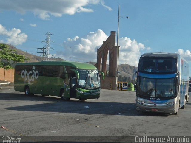 Nova América Turismo 1800 na cidade de Aparecida, São Paulo, Brasil, por Guilherme Antonio. Número da foto: #2058579.