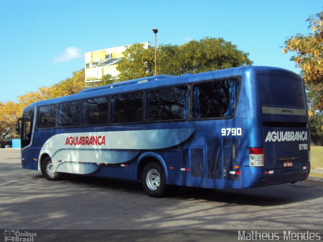 Viação Águia Branca 9790 na cidade de Vitória, Espírito Santo, Brasil, por Matheus Mendes. Número da foto: #2057831.