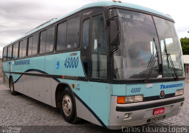 Transnorte - Transporte e Turismo Norte de Minas 45000 na cidade de Montes Claros, Minas Gerais, Brasil, por Carlos Eduardo Lopes. Número da foto: #2058392.