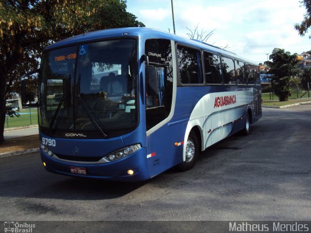 Viação Águia Branca 9790 na cidade de Vitória, Espírito Santo, Brasil, por Matheus Mendes. Número da foto: #2057830.