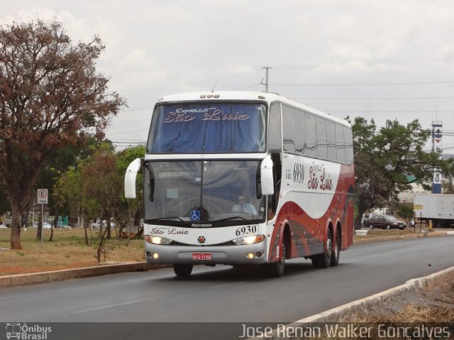 Expresso São Luiz 6930 na cidade de Brasília, Distrito Federal, Brasil, por José Renan Walker Gonçalves. Número da foto: #2057511.