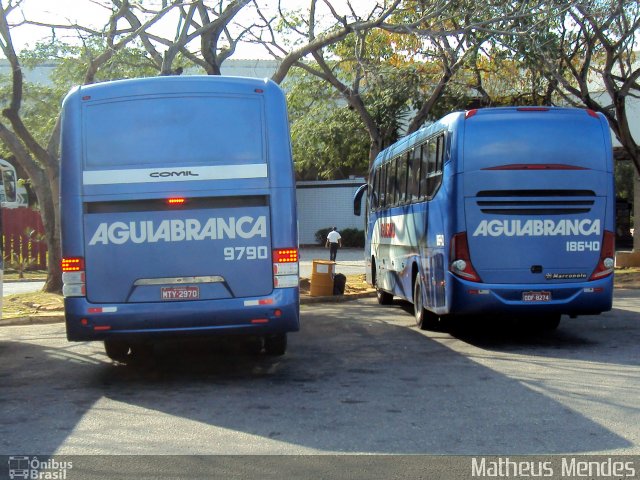 Viação Águia Branca 9790 na cidade de Vitória, Espírito Santo, Brasil, por Matheus Mendes. Número da foto: #2059075.