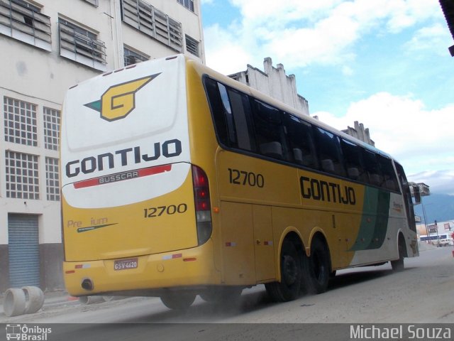 Empresa Gontijo de Transportes 12700 na cidade de Rio de Janeiro, Rio de Janeiro, Brasil, por Michael Souza. Número da foto: #2059490.