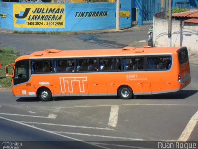 ITT - Itatiba Transporte e Turismo 48001 na cidade de Americana, São Paulo, Brasil, por Ruan Roque. ID da foto: 2058957.