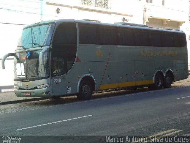 Viação Itapemirim 230 na cidade de Rio de Janeiro, Rio de Janeiro, Brasil, por Marco Antônio Silva de Góes. ID da foto: 2060083.