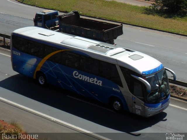 Viação Cometa 12229 na cidade de Americana, São Paulo, Brasil, por Ruan Roque. ID da foto: 2059917.