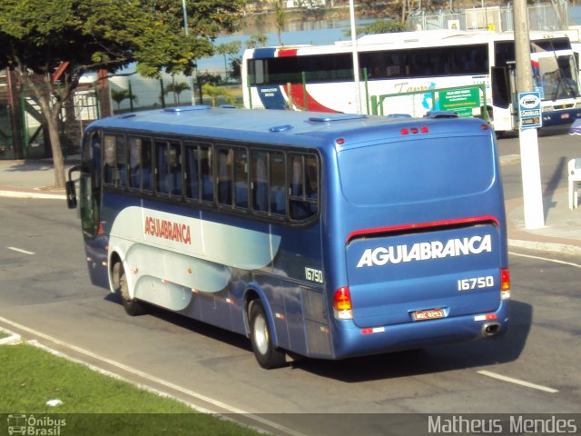 Viação Águia Branca 16750 na cidade de Vitória, Espírito Santo, Brasil, por Matheus Mendes. Número da foto: #2026243.