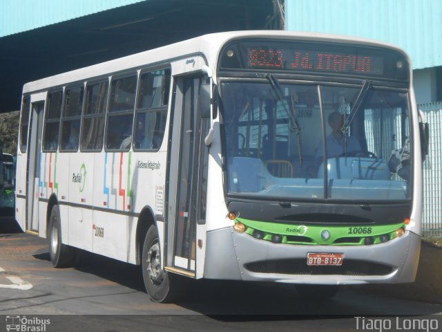 Sigma Transportes Coletivos 10068 na cidade de Piracicaba, São Paulo, Brasil, por Tiago Longo. ID da foto: 2026690.