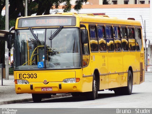 Auto Viação São José dos Pinhais EC303 na cidade de Curitiba, Paraná, Brasil, por Bruno   Studer. ID da foto: 2026133.