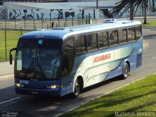 Viação Águia Branca 16750 na cidade de Vitória, Espírito Santo, Brasil, por Matheus Mendes. Número da foto: #2026242.