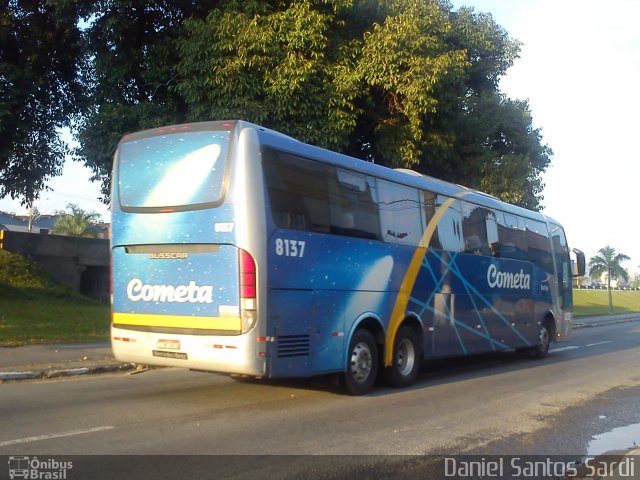 Viação Cometa 8137 na cidade de Praia Grande, São Paulo, Brasil, por Daniel Santos Sardi. Número da foto: #2026451.