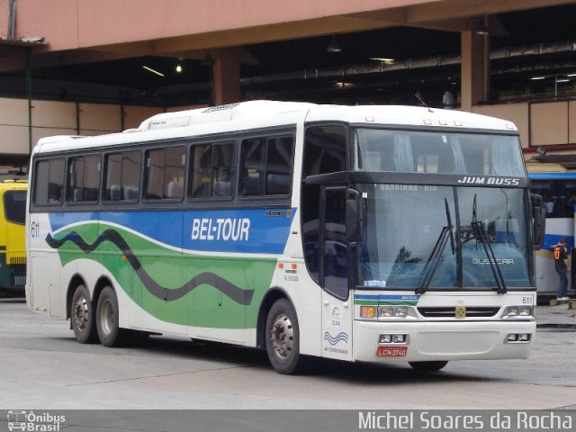 Bel-Tour Transportes e Turismo 611 na cidade de Rio de Janeiro, Rio de Janeiro, Brasil, por Michel Soares da Rocha. Número da foto: #2062940.