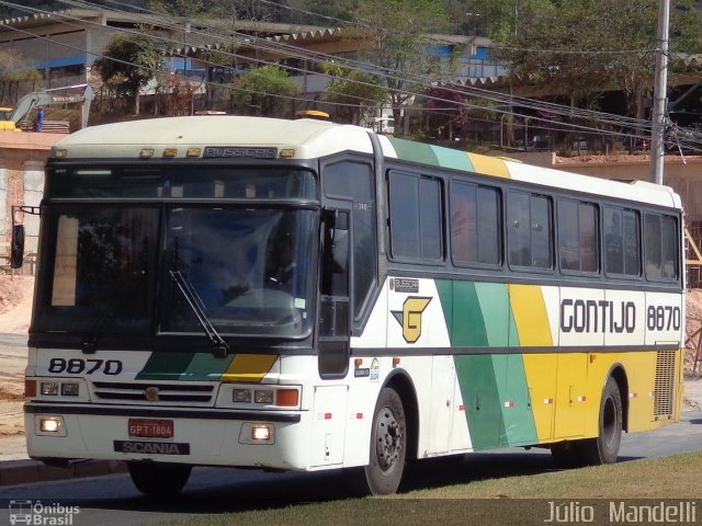 Empresa Gontijo de Transportes 8870 na cidade de Belo Horizonte, Minas Gerais, Brasil, por Júlio  Mandelli. Número da foto: #2062936.