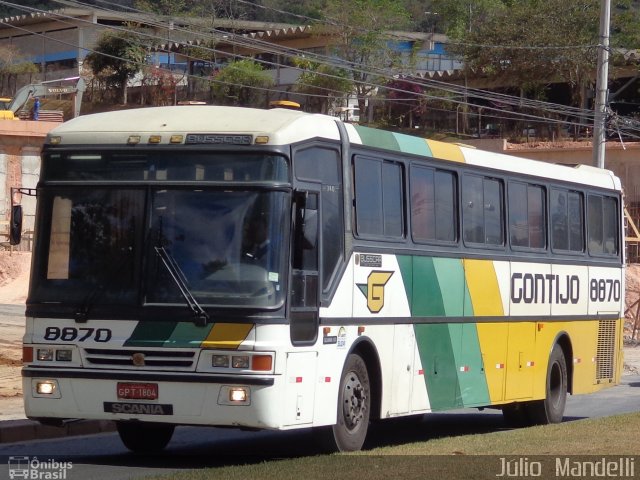 Empresa Gontijo de Transportes 8870 na cidade de Belo Horizonte, Minas Gerais, Brasil, por Júlio  Mandelli. ID da foto: 2062936.