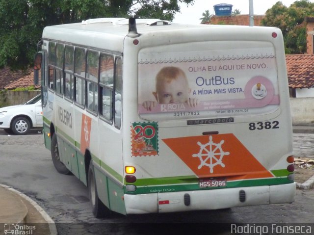 Auto Viação Veleiro 8382 na cidade de Maceió, Alagoas, Brasil, por Rodrigo Fonseca. ID da foto: 2062519.