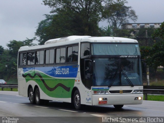 Bel-Tour Transportes e Turismo 611 na cidade de Queimados, Rio de Janeiro, Brasil, por Michel Soares da Rocha. Número da foto: #2062926.
