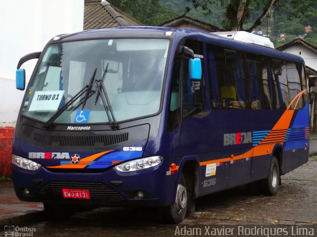Breda Transportes e Serviços 636 na cidade de Cubatão, São Paulo, Brasil, por Adam Xavier Rodrigues Lima. Número da foto: #2065032.