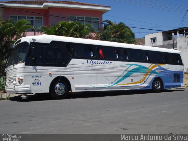 Alyantur Transporte e Turismo 1551 na cidade de Aparecida, São Paulo, Brasil, por Marco Antonio da Silva. Número da foto: #2063865.
