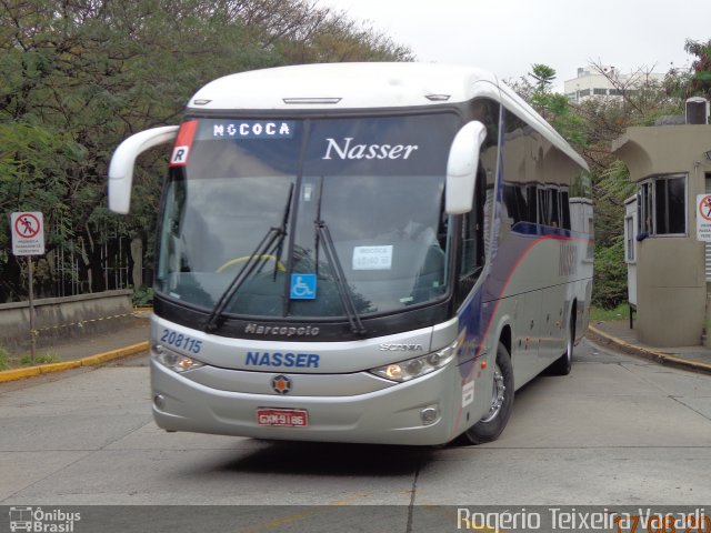 Viação Nasser 208115 na cidade de São Paulo, São Paulo, Brasil, por Rogério Teixeira Varadi. Número da foto: #2066053.
