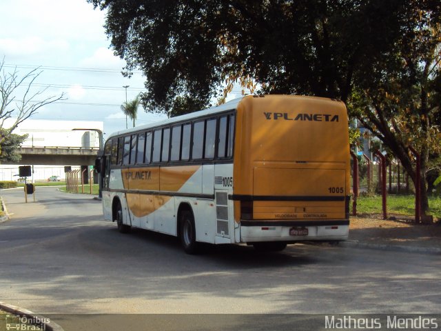 Planeta Transportes Rodoviários 1005 na cidade de Vitória, Espírito Santo, Brasil, por Matheus Mendes. ID da foto: 2065665.