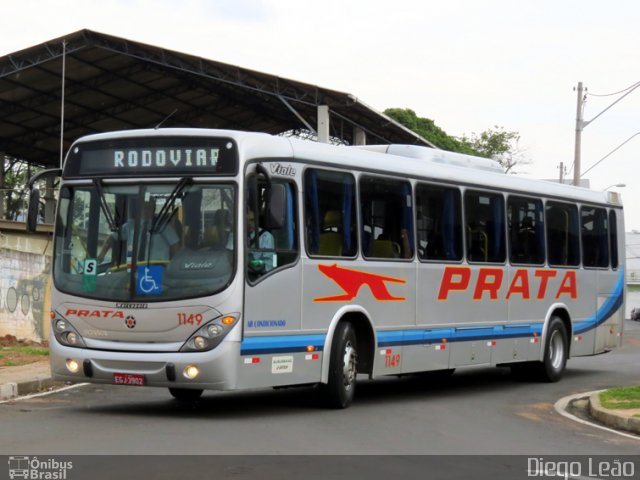 Expresso de Prata 1149 na cidade de Bauru, São Paulo, Brasil, por Diego Leão. ID da foto: 2066791.