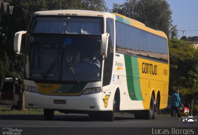 Empresa Gontijo de Transportes 11525 na cidade de Araxá, Minas Gerais, Brasil, por Lucas Borges . Número da foto: #2066106.
