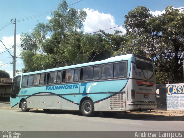 Transnorte - Transporte e Turismo Norte de Minas 18100 na cidade de Pirapora, Minas Gerais, Brasil, por Andrew Campos. Número da foto: #2067407.