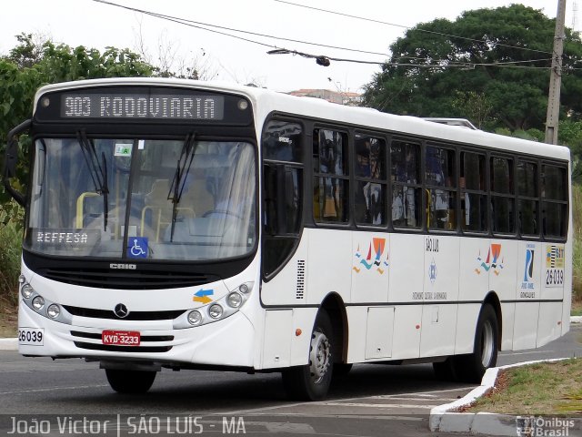 Viação Gonçalves 26-039 na cidade de São Luís, Maranhão, Brasil, por João Victor. ID da foto: 2065927.