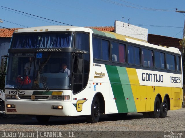 Empresa Gontijo de Transportes 15925 na cidade de Canindé, Ceará, Brasil, por João Victor. ID da foto: 2069185.