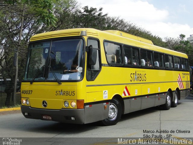 Viação Itapemirim 40037 na cidade de São Paulo, São Paulo, Brasil, por Marco Aurélio de Oliveira. Número da foto: #2069451.