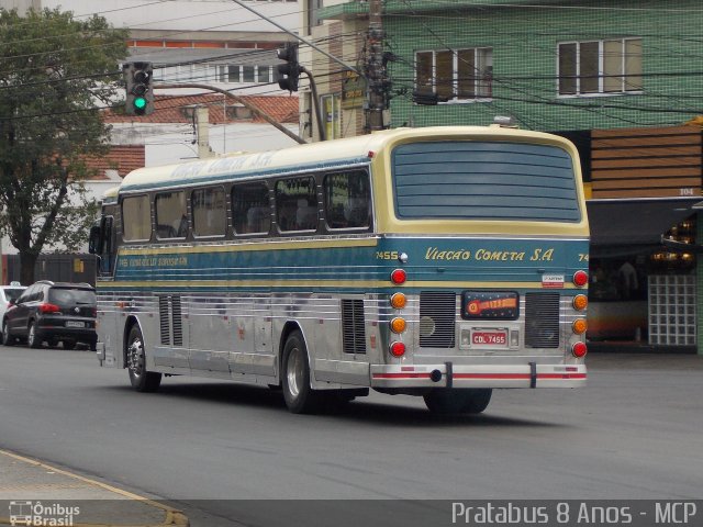Viação Cometa 7455 na cidade de São Paulo, São Paulo, Brasil, por Cristiano Soares da Silva. Número da foto: #2068964.