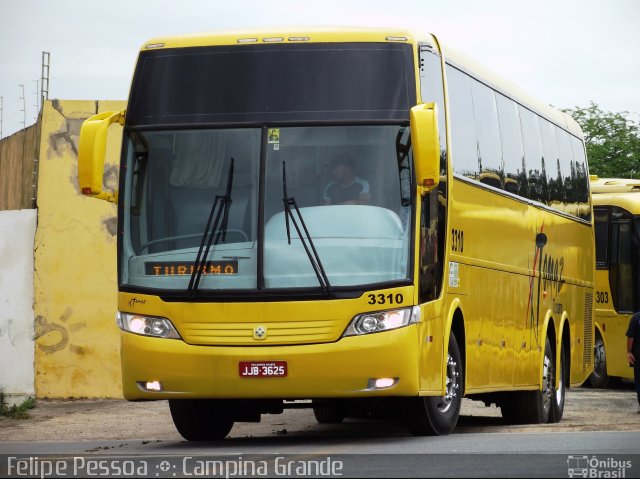 Tomaz Turismo 3310 na cidade de Campina Grande, Paraíba, Brasil, por Felipe Pessoa de Albuquerque. ID da foto: 2068763.