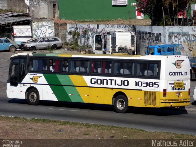 Empresa Gontijo de Transportes 10385 na cidade de Belo Horizonte, Minas Gerais, Brasil, por Matheus Adler. ID da foto: 2068166.