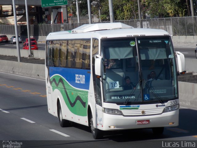 Bel-Tour Transportes e Turismo 333 na cidade de Rio de Janeiro, Rio de Janeiro, Brasil, por Lucas Lima. Número da foto: #2069391.