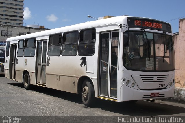 Auto Viação Cidade Histórica 7151 na cidade de Aracaju, Sergipe, Brasil, por Ricardo Luiz. Número da foto: #2067805.