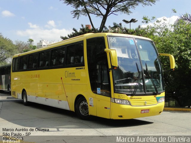 Viação Itapemirim 9705 na cidade de São Paulo, São Paulo, Brasil, por Marco Aurélio de Oliveira. Número da foto: #2069340.