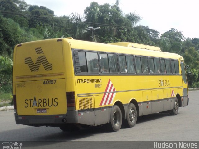 Viação Itapemirim 40157 na cidade de Paraíba do Sul, Rio de Janeiro, Brasil, por Hudson Neves. ID da foto: 2070444.