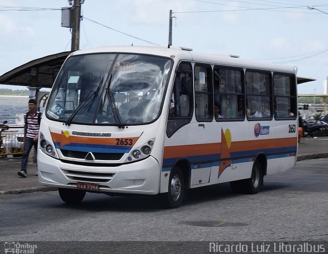 Viação Halley 2653 na cidade de Aracaju, Sergipe, Brasil, por Ricardo Luiz. ID da foto: 2069788.