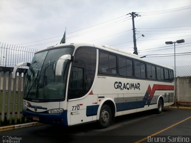 Gracimar Transporte e Turismo 770 na cidade de Cotia, São Paulo, Brasil, por Bruno Santino. Número da foto: #2070683.
