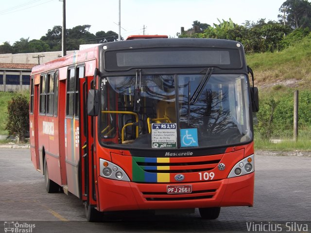 Itamaracá Transportes 109 na cidade de Paulista, Pernambuco, Brasil, por Vinicius Silva. ID da foto: 2070685.