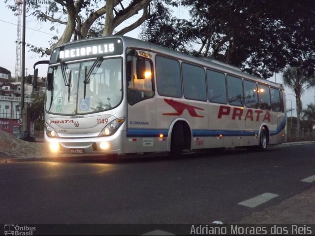Expresso de Prata 1149 na cidade de Bauru, São Paulo, Brasil, por Adriano Moraes dos Reis. Número da foto: #2070186.