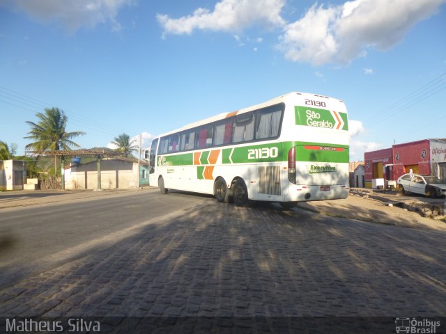 Cia. São Geraldo de Viação 21130 na cidade de São José da Tapera, Alagoas, Brasil, por Matheus  Nascimento. ID da foto: 2070511.