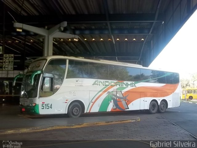 Empresa de Transportes Andorinha 5154 na cidade de Assis, São Paulo, Brasil, por Gabriel Silveira. Número da foto: #2072775.