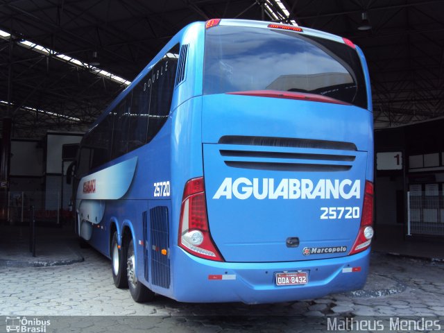 Viação Águia Branca 25720 na cidade de Vitória, Espírito Santo, Brasil, por Matheus Mendes. Número da foto: #2071884.