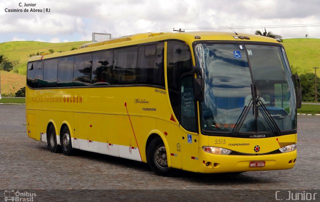 Viação Itapemirim 5515 na cidade de Casimiro de Abreu, Rio de Janeiro, Brasil, por Clovis Junior. Número da foto: #2071787.