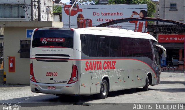 Viação Santa Cruz 228100 na cidade de Santos, São Paulo, Brasil, por Adems  Equipe 19. ID da foto: 2072136.