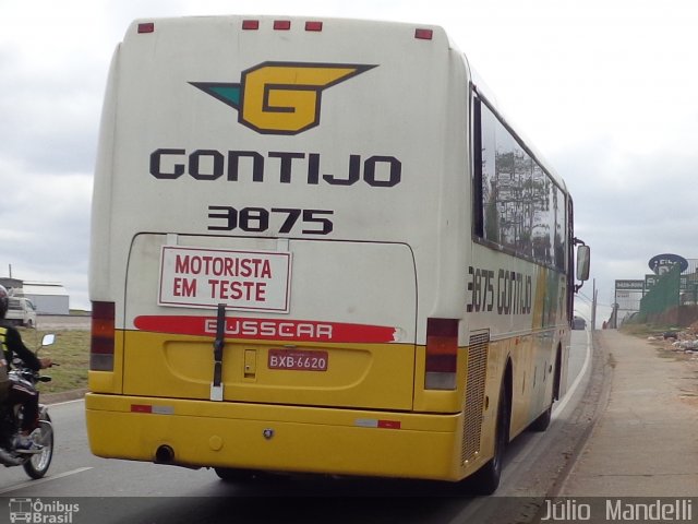 Empresa Gontijo de Transportes 3875 na cidade de Belo Horizonte, Minas Gerais, Brasil, por Júlio  Mandelli. ID da foto: 2073254.